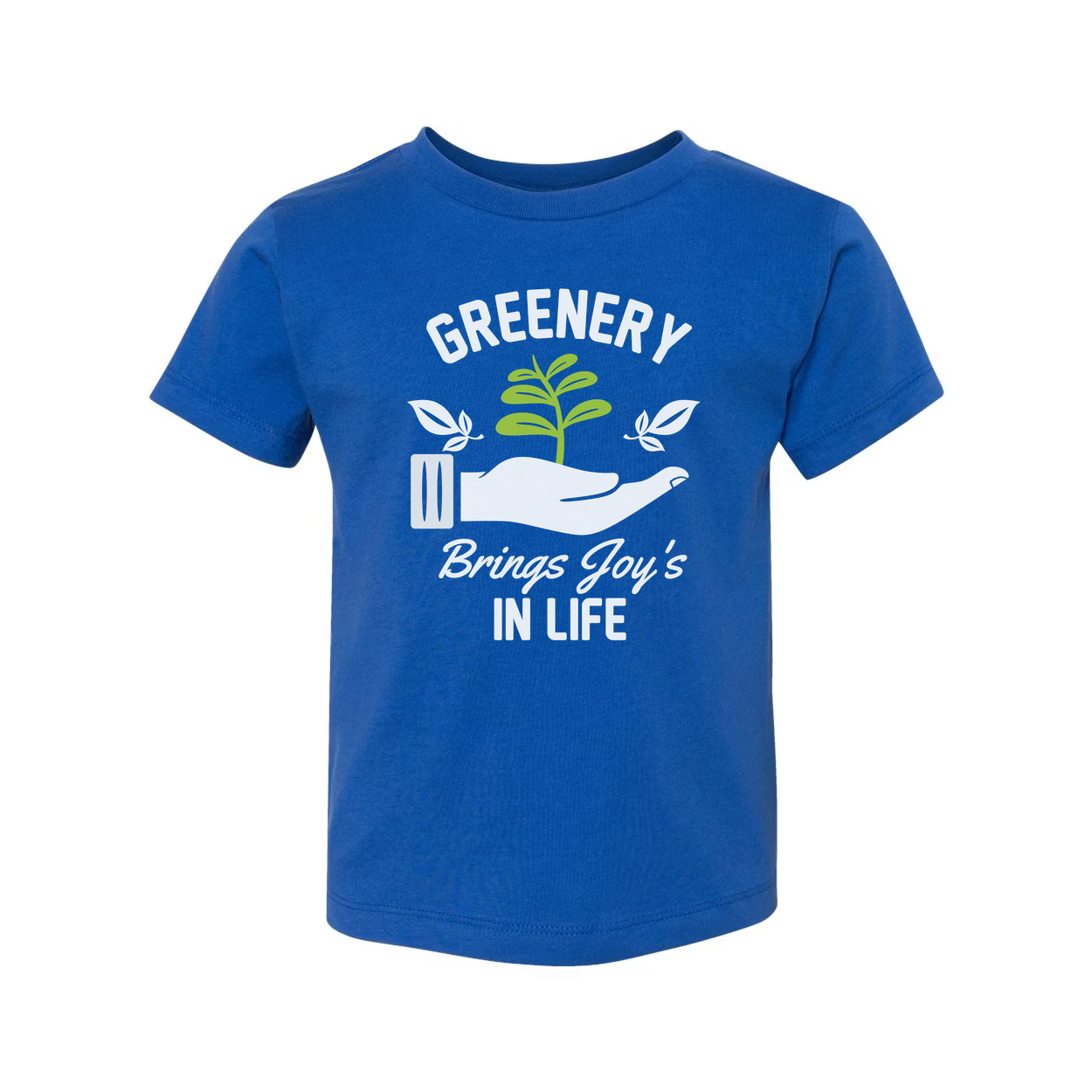 Greenery Gardening Graphic Unisex T Shirt With Plant In Hand Motif For Nature Lovers