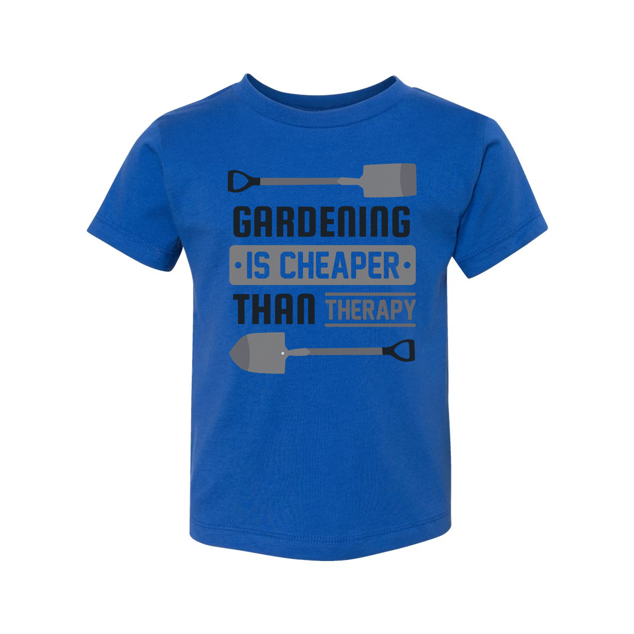 Gardening Is Cheaper Than Therapy T Shirt With Shovel Design For Garden Lovers Gift For Gardeners