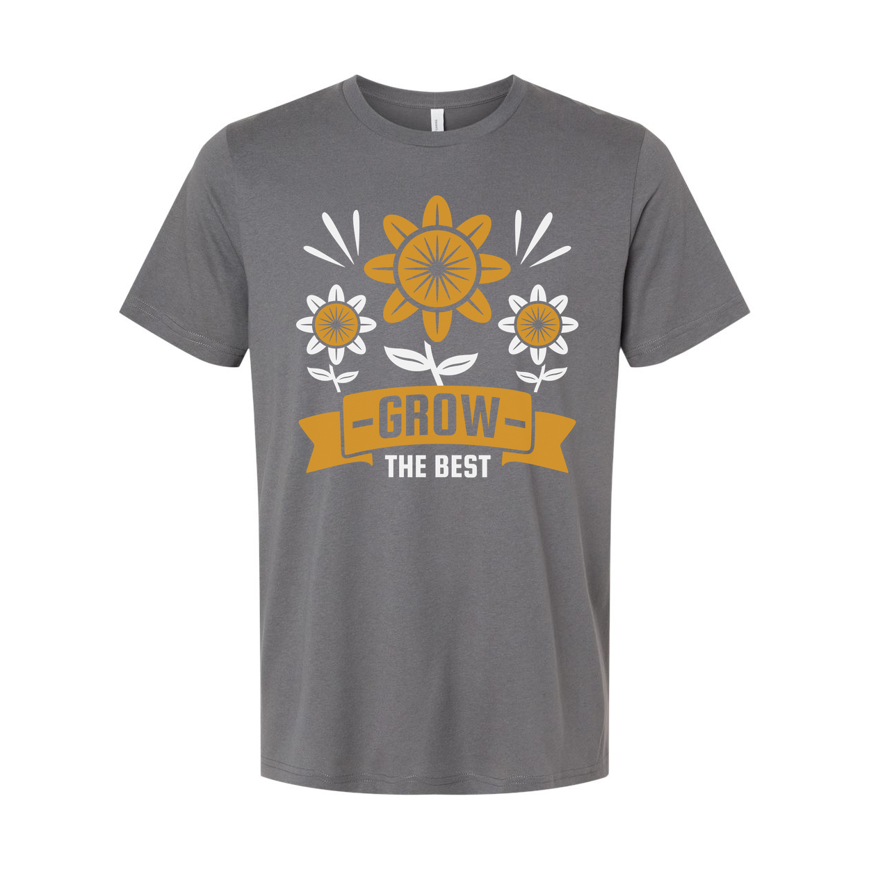 Sunflower Garden Graphic Tee With Grow The Best Banner For Garden Lovers Who Love Outdoor Work