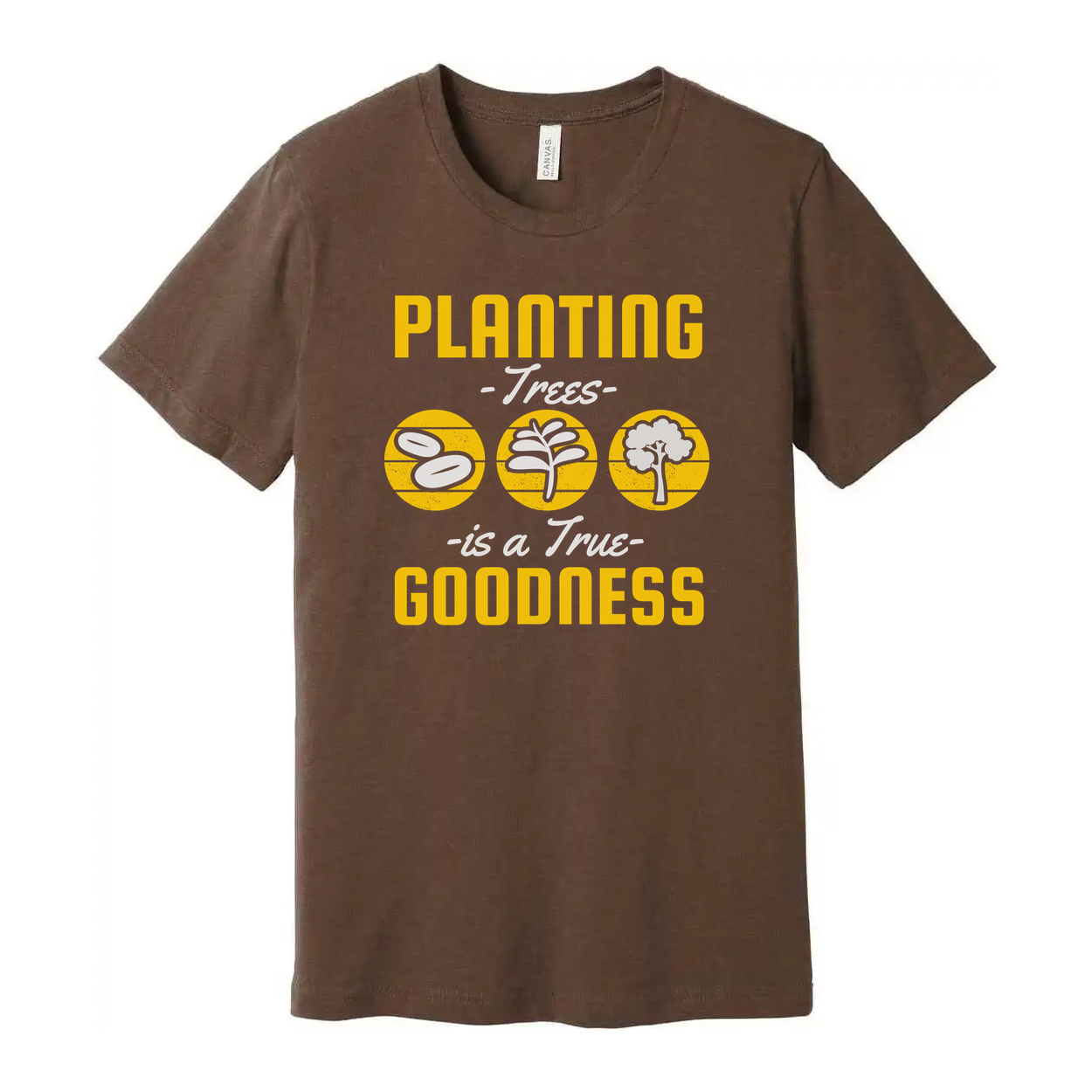 Planting Goodness Graphic Tee For Gardeners Unisex Short Sleeve T Shirt With Nature Inspired Design