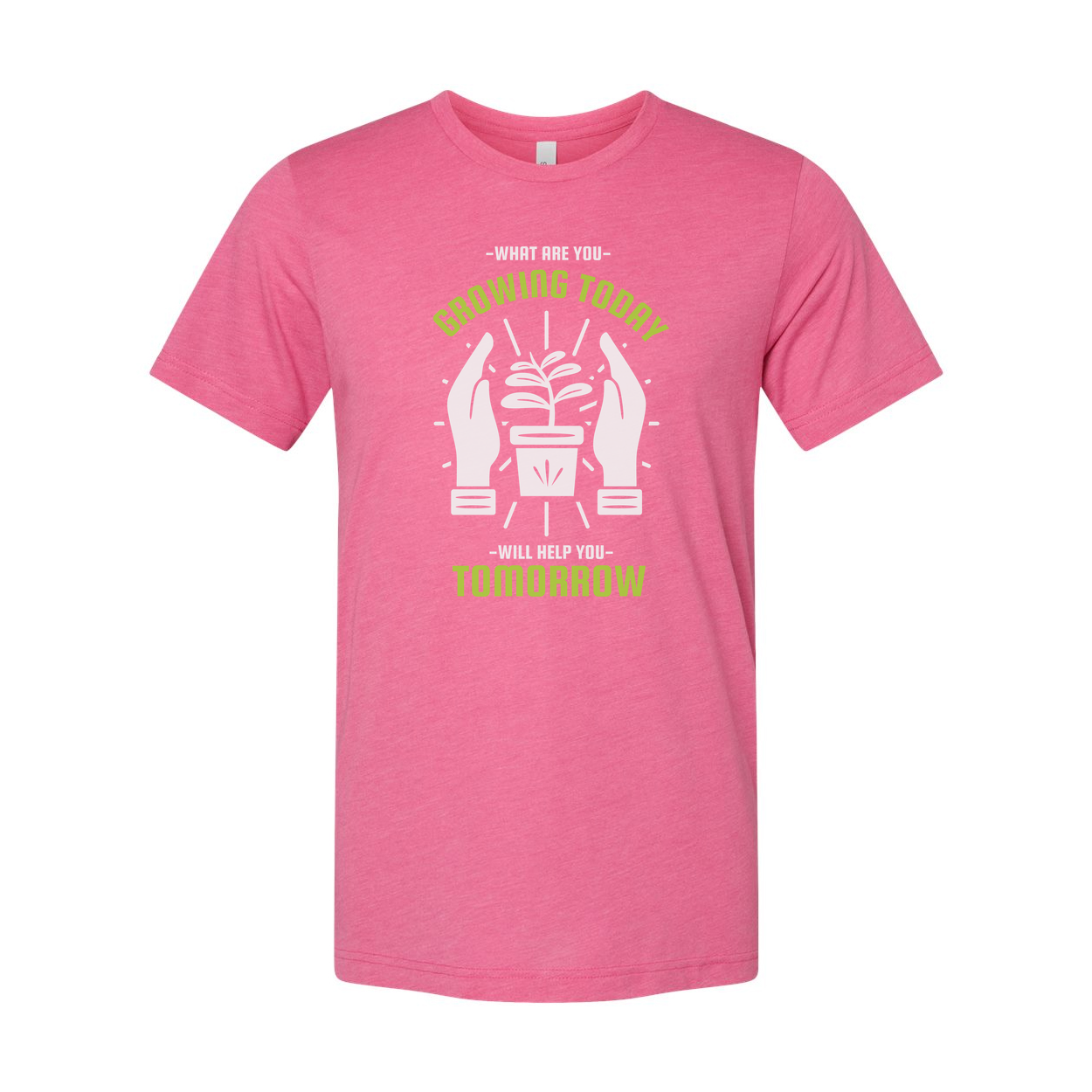 Growing Today Tomorrow Plant Graphic Unisex T Shirt for Garden Enthusiasts Casual Apparel