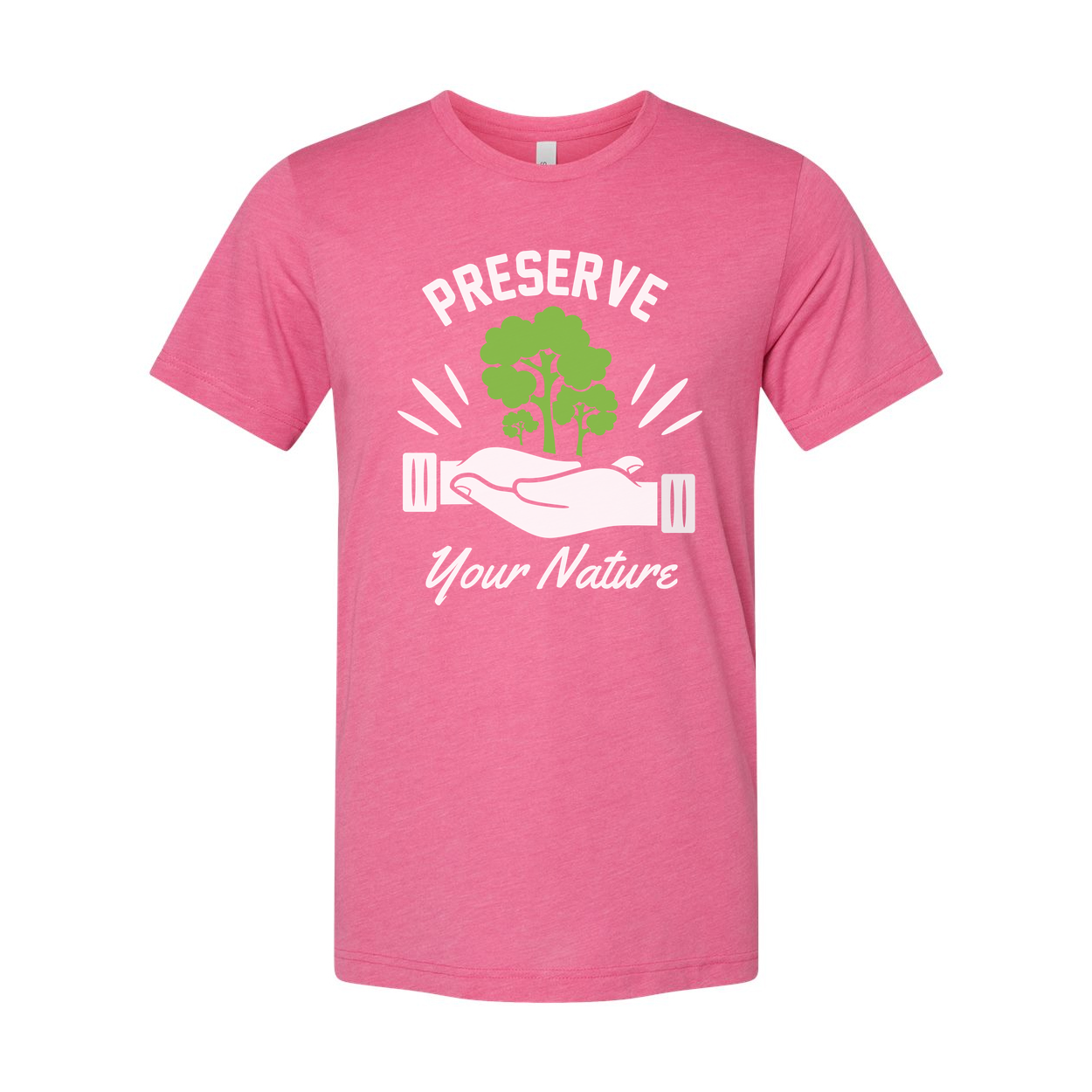 Preserve Your Nature Gardening T Shirt For Unisex Fit With Tree And Plant Design
