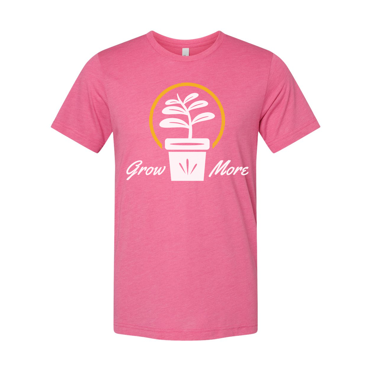 Grow More Plant Icon Unisex T Shirt For Gardeners And Plant Lovers Graphic Tee Design
