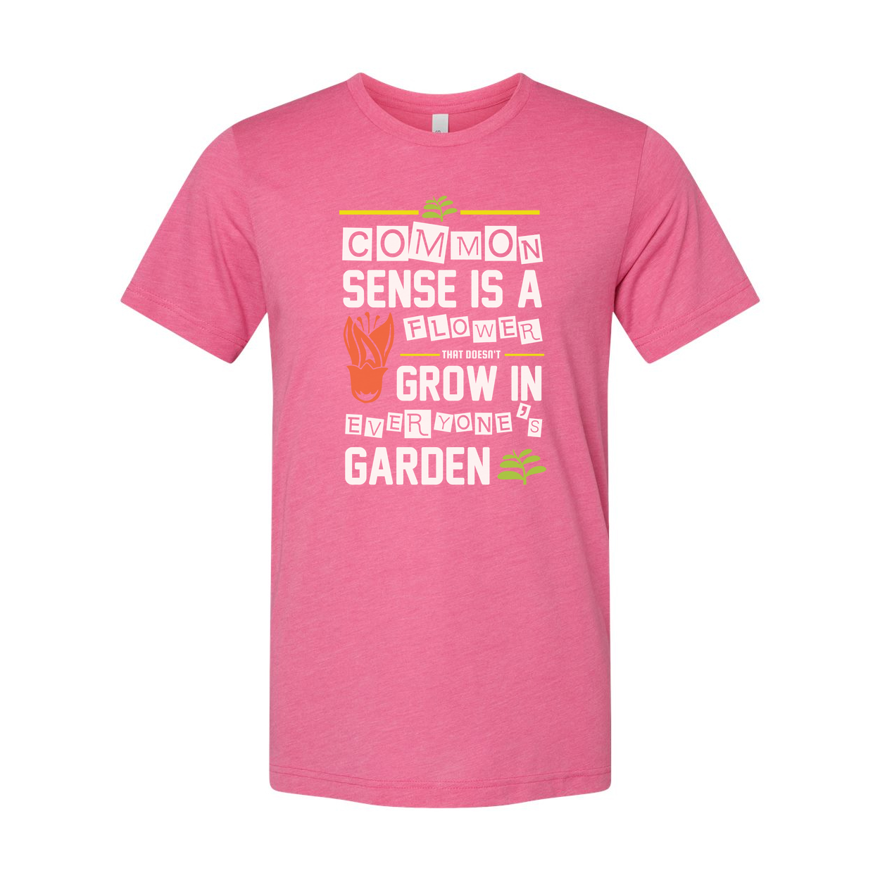 Unisex Gardening T-Shirt With Plant Graphic