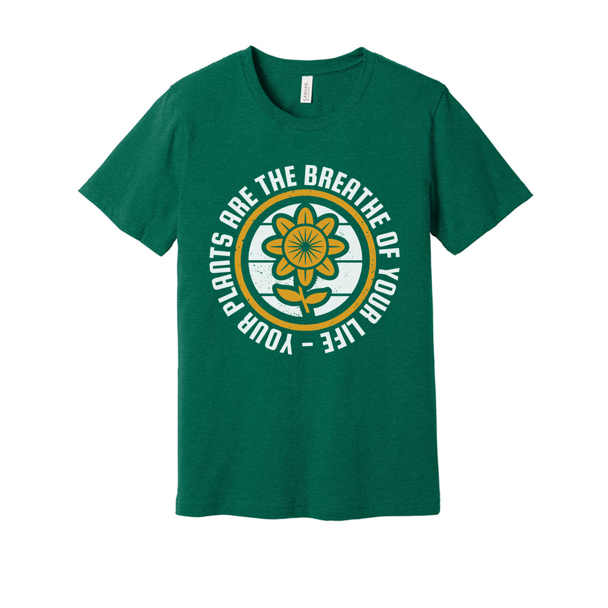 Sunflower Emblem Gardening Unisex T Shirt