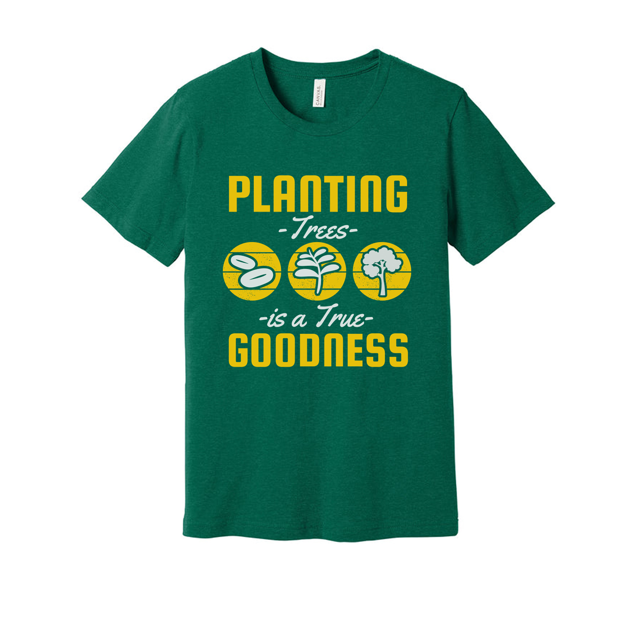 Planting Goodness Graphic Tee For Gardeners Unisex Short Sleeve T Shirt With Nature Inspired Design