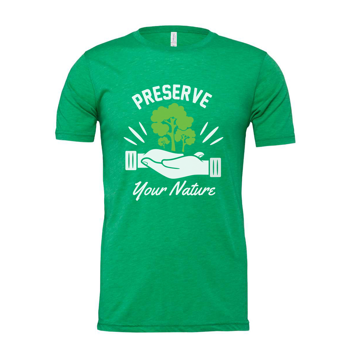 Preserve Your Nature Gardening T Shirt For Unisex Fit With Tree And Plant Design