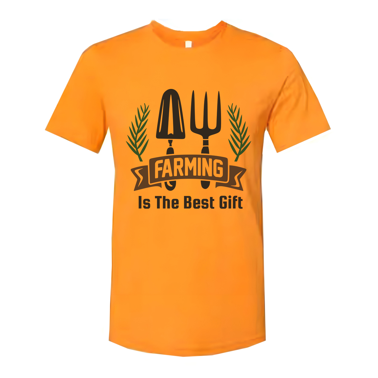 Farming Is The Best Gift Unisex T Shirt With Garden Tools Design