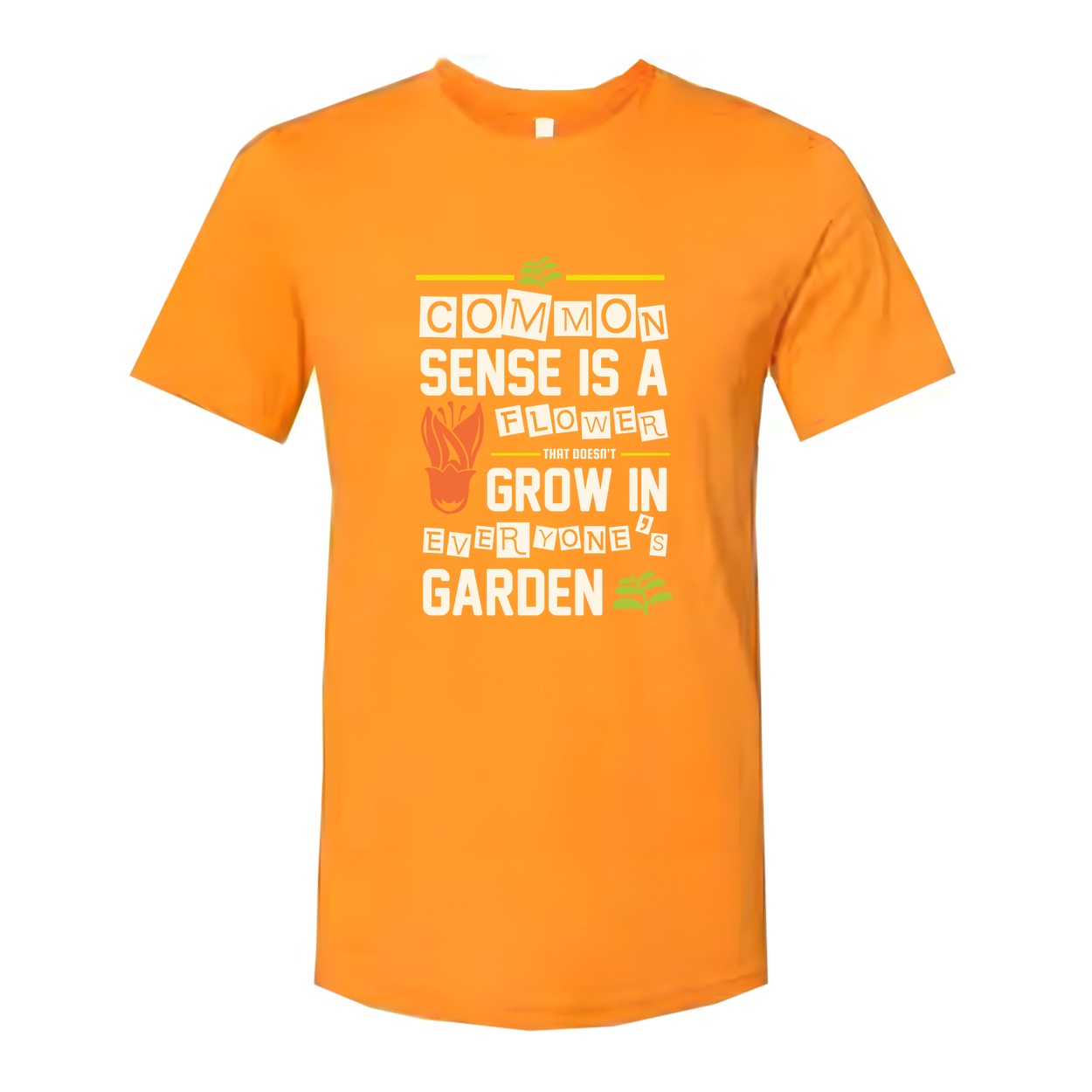 Unisex Gardening T-Shirt With Plant Graphic