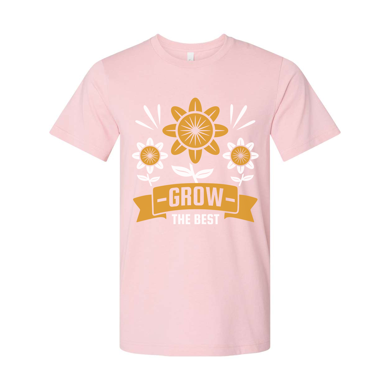 Sunflower Garden Graphic Tee With Grow The Best Banner For Garden Lovers Who Love Outdoor Work