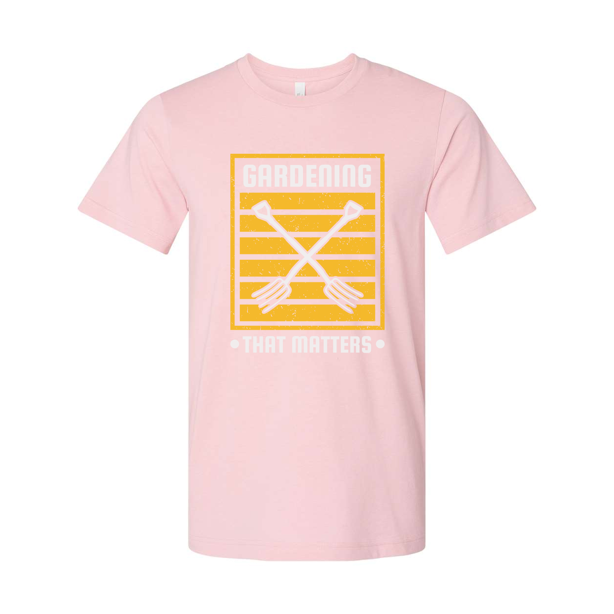 Gardening Matters Graphic T Shirt With Crossed Garden Forks Design For Unisex Apparel