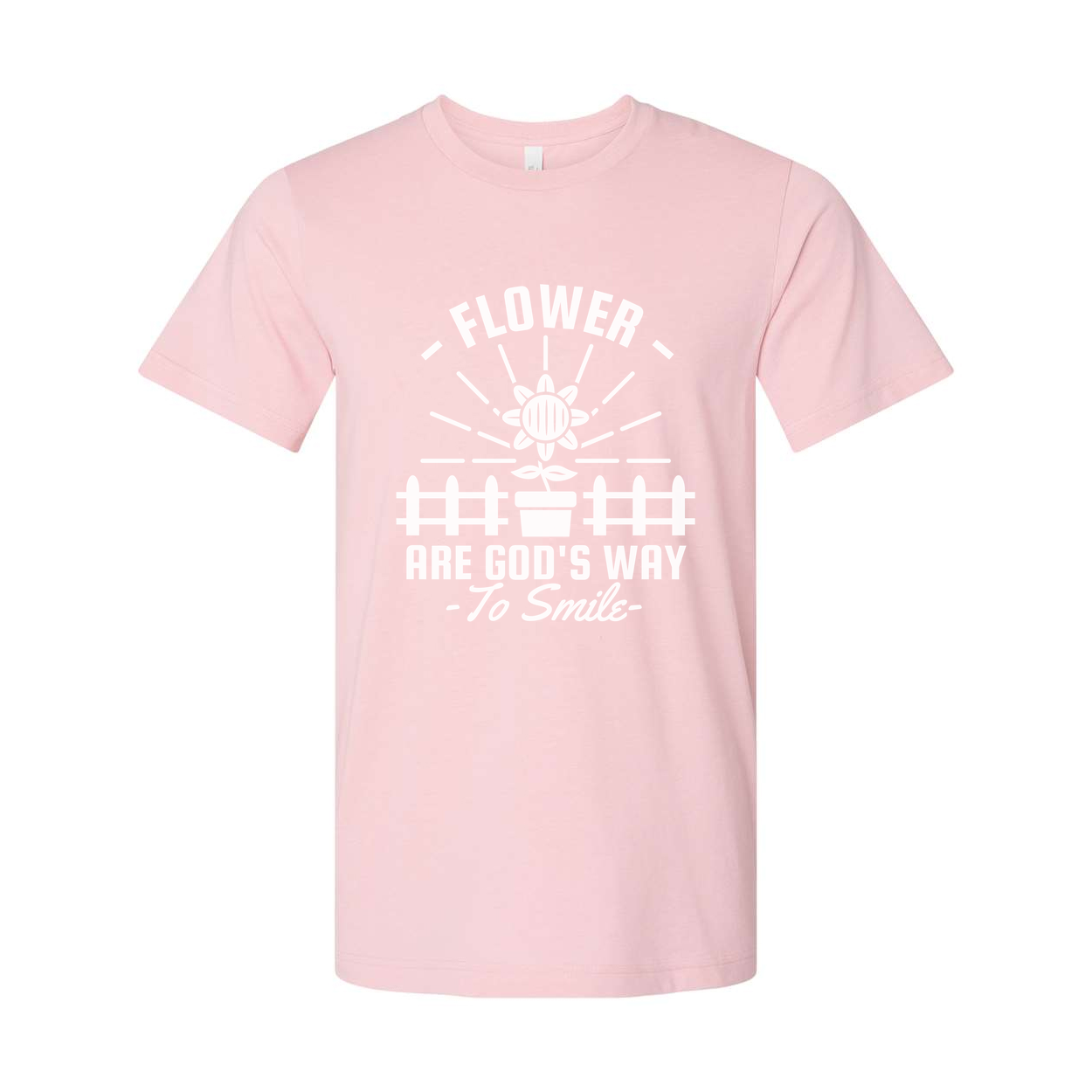 Unisex Gardening T Shirt With Sunflower Fence Graphic And Inspirational Quote Design