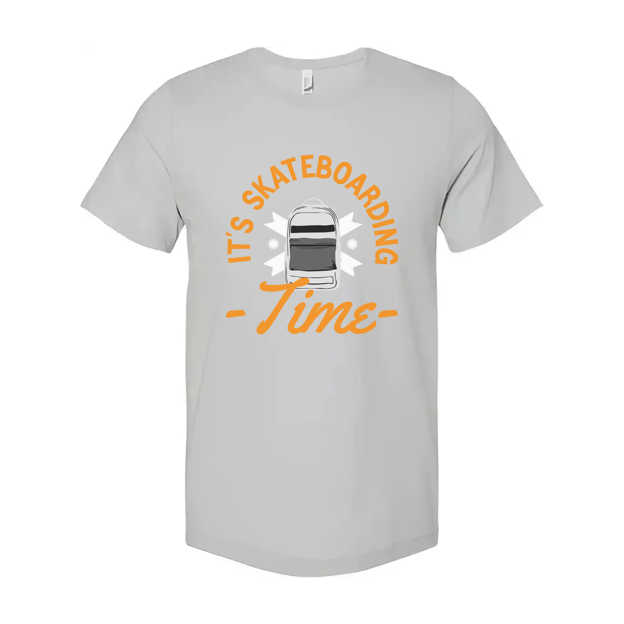It's Skateboarding Time Graphic Tee For Unisex Adults Who Love Skateboard Culture