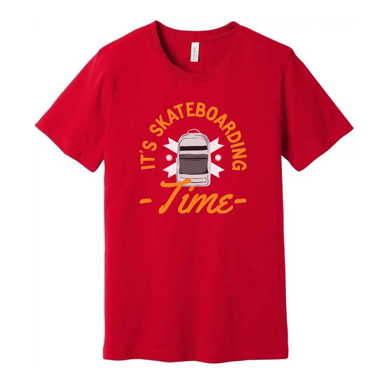 It's Skateboarding Time Graphic Tee For Unisex Adults Who Love Skateboard Culture