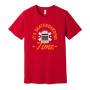 It's Skateboarding Time Graphic Tee For Unisex Adults Who Love Skateboard Culture