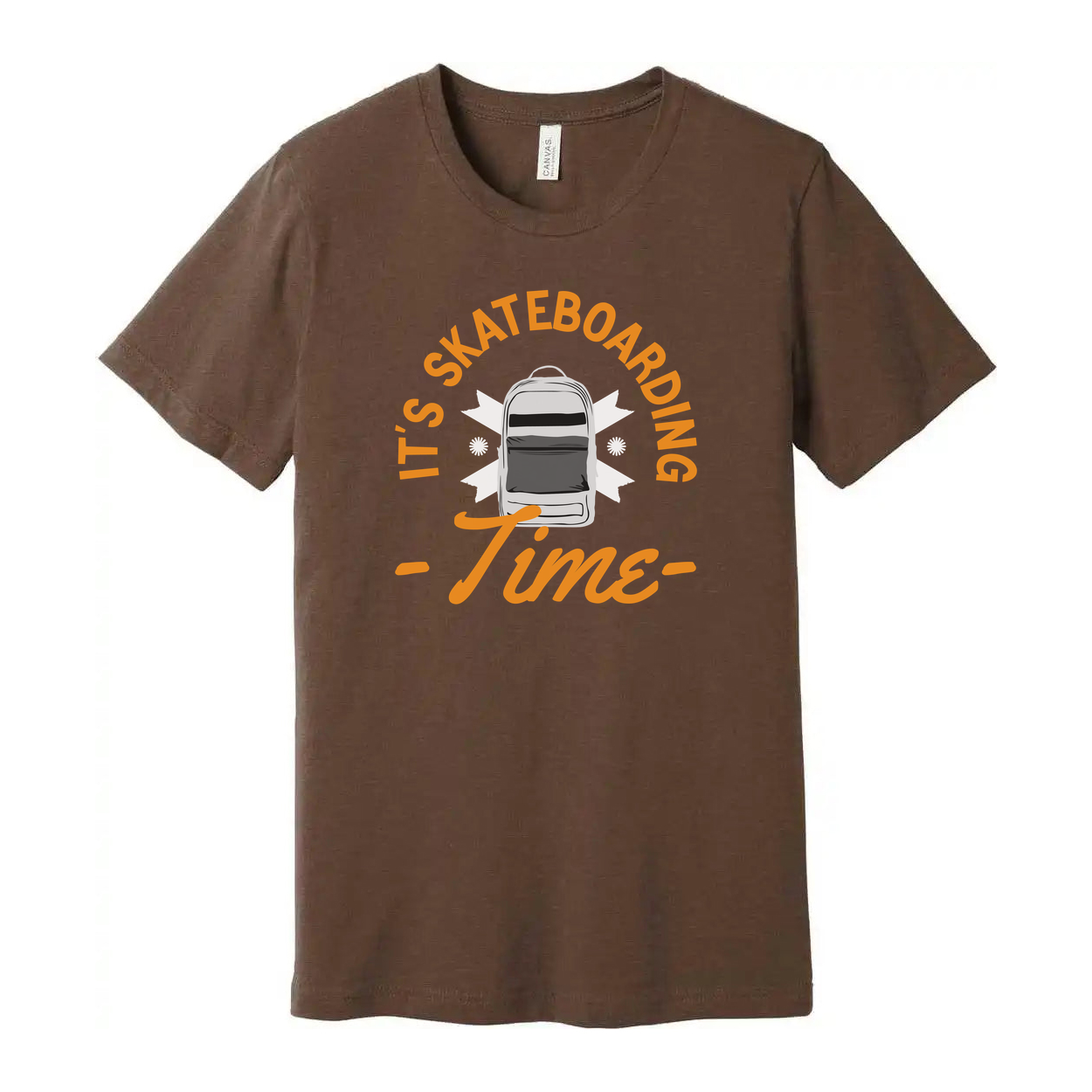It's Skateboarding Time Graphic Tee For Unisex Adults Who Love Skateboard Culture