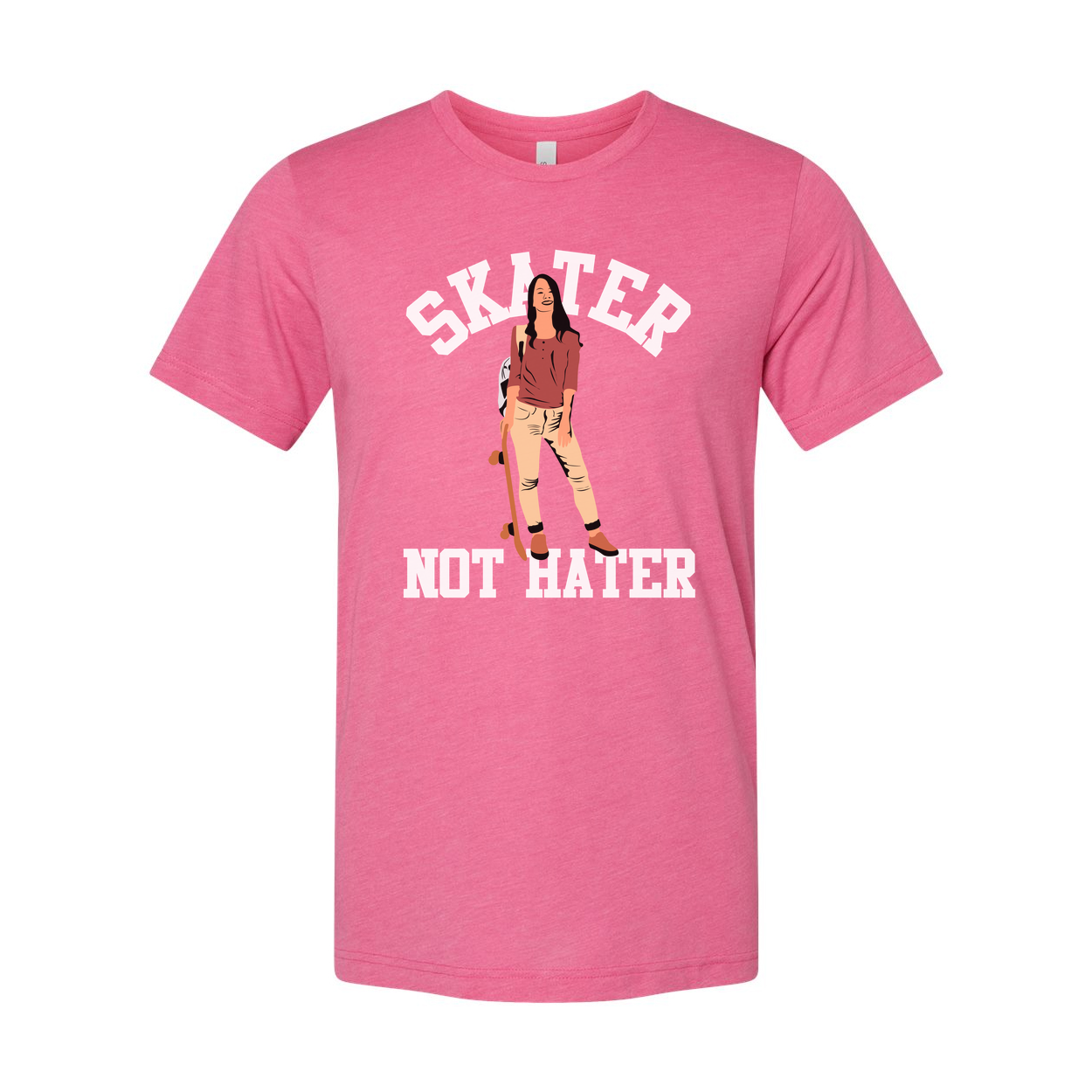 Skater Not Hater Graphic T Shirt For Unisex Skateboard Enthusiasts And Fans Everyday Wear