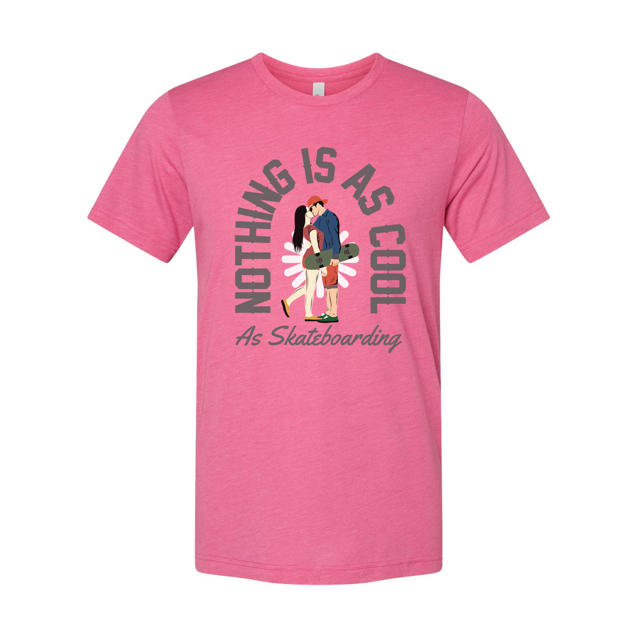 Nothing Is As Cool As Skateboarding Graphic Tee For Men And Women Unisex Short Sleeve Shirt
