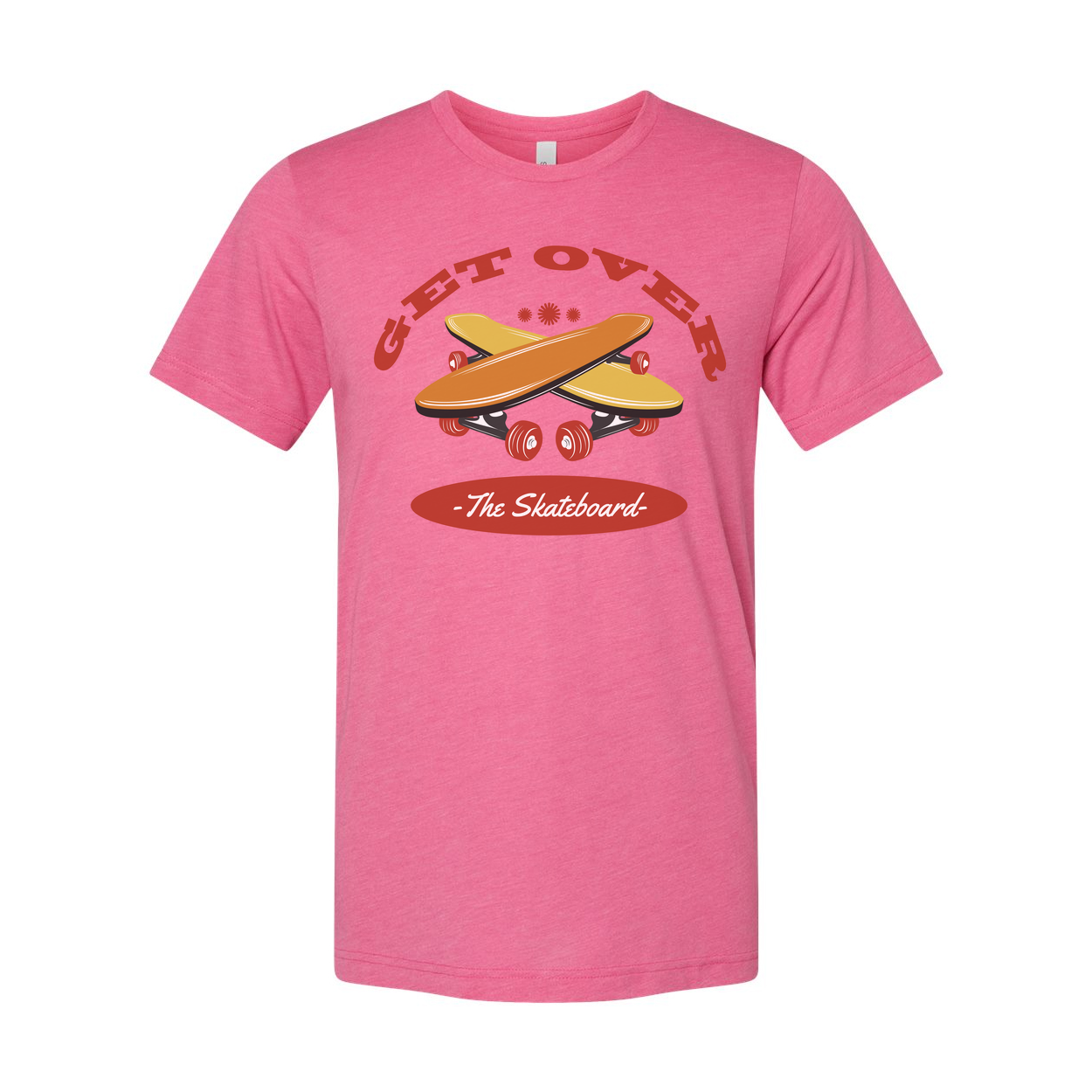 Unisex Get Over The Skateboard Graphic Tee
