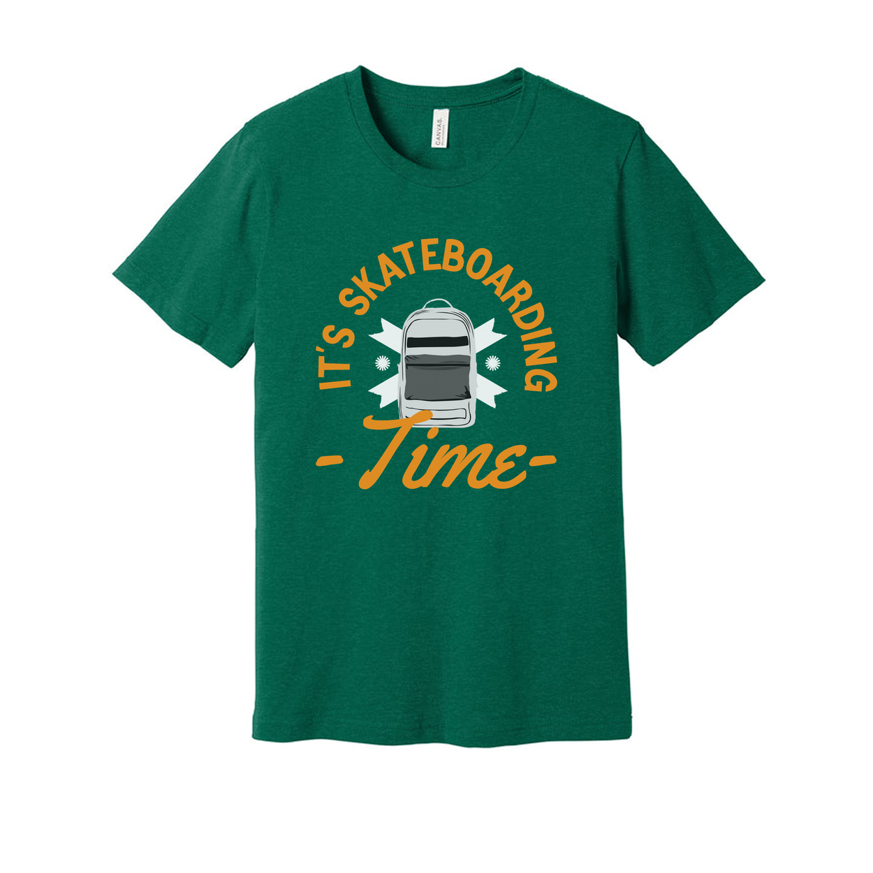 It's Skateboarding Time Graphic Tee For Unisex Adults Who Love Skateboard Culture