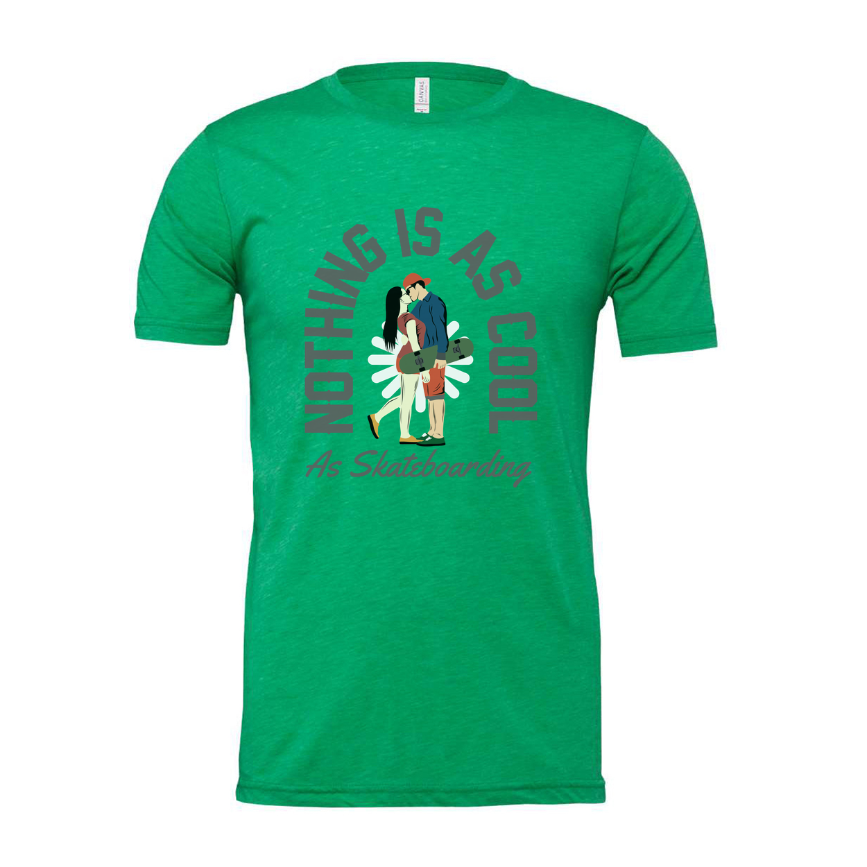 Nothing Is As Cool As Skateboarding Graphic Tee For Men And Women Unisex Short Sleeve Shirt