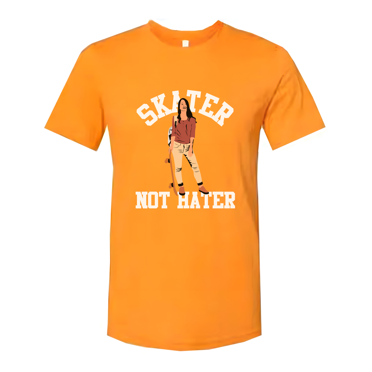 Skater Not Hater Graphic T Shirt For Unisex Skateboard Enthusiasts And Fans Everyday Wear