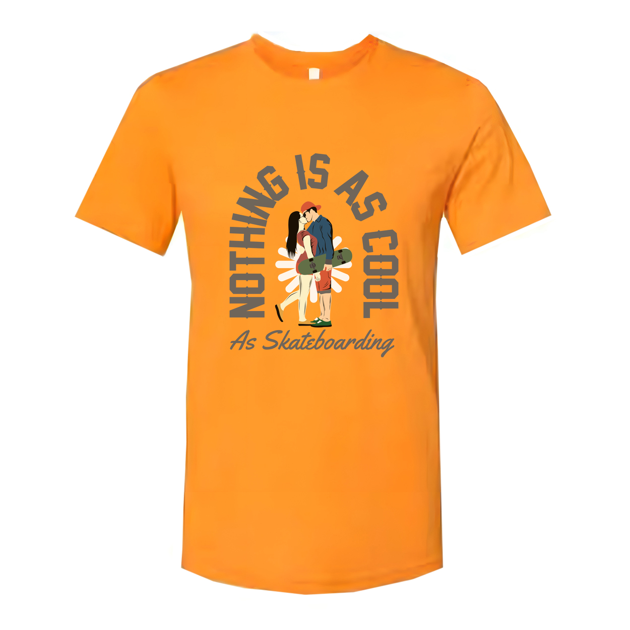 Nothing Is As Cool As Skateboarding Graphic Tee For Men And Women Unisex Short Sleeve Shirt