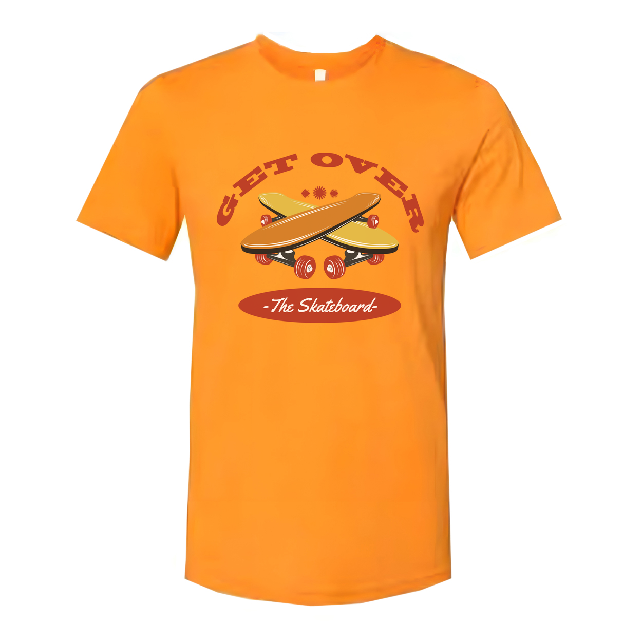 Unisex Get Over The Skateboard Graphic Tee