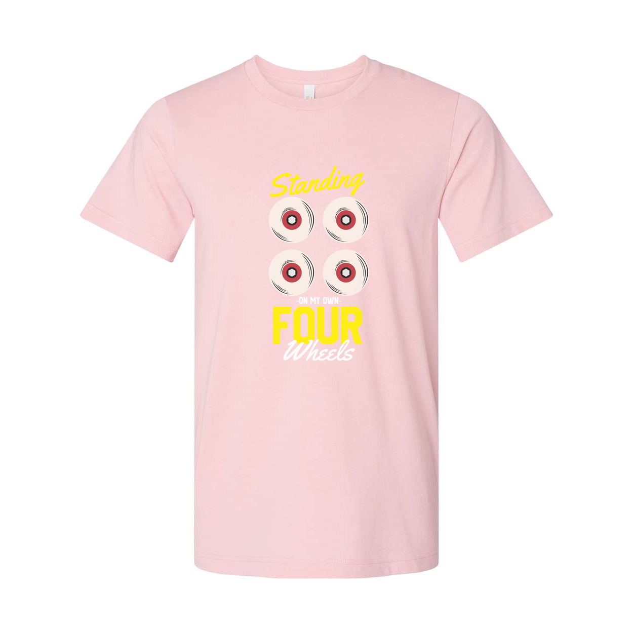 Skateboard Graphic T Shirt Standing On My Own Four Wheels
