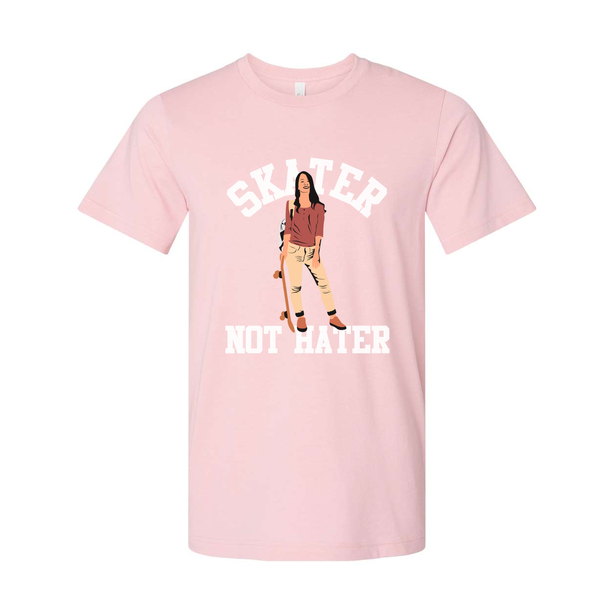 Skater Not Hater Graphic T Shirt For Unisex Skateboard Enthusiasts And Fans Everyday Wear