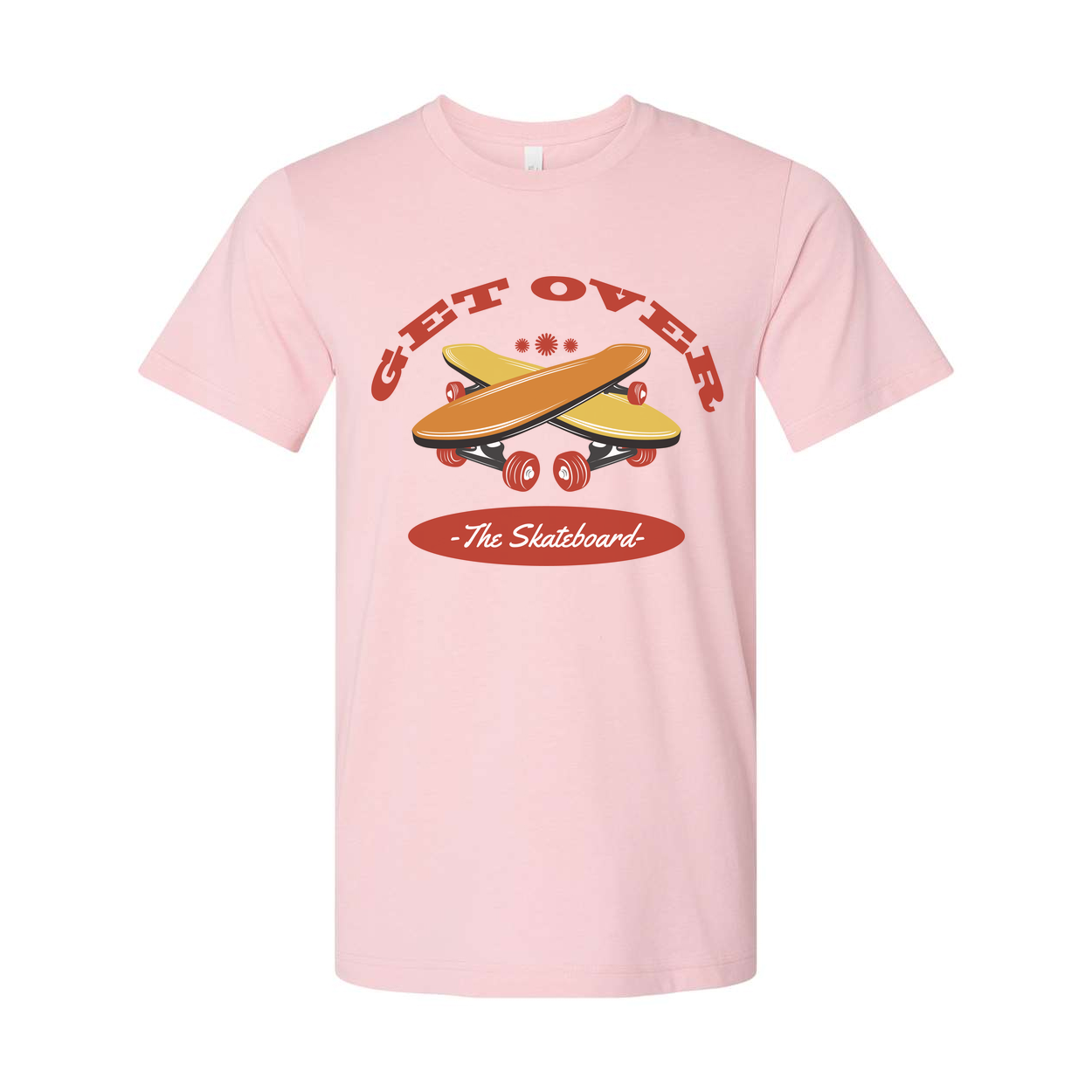 Unisex Get Over The Skateboard Graphic Tee