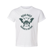 Unisex Road Race Est 1975 Wings And Skull Graphic T Shirt