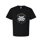 Vintage Motorcycle Motif Unisex T Shirt With Classic Emblem Graphic For Riders Casual Wear
