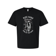 Unisex Motorcycle Graphic Tee With Vintage Bike Print And NYC Design For Riders Everywhere