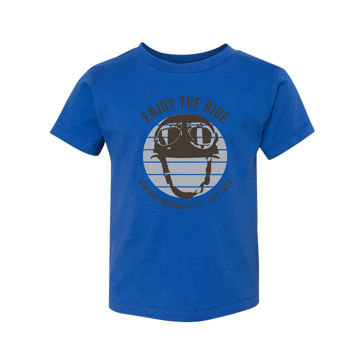 Unisex Vintage Motorcycle Helmet Graphic Tee