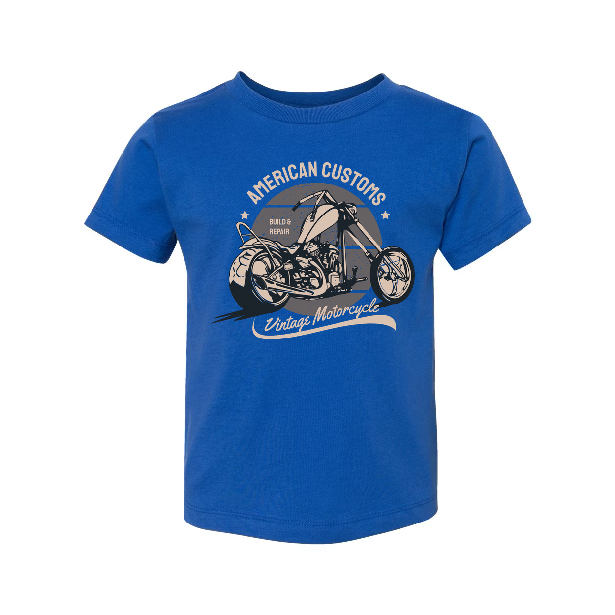 American Customs Vintage Motorcycle Graphic Tee