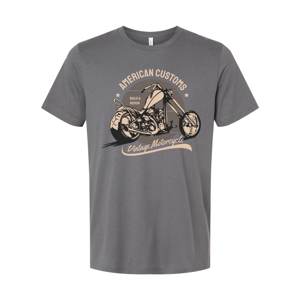 American Customs Vintage Motorcycle Graphic Tee