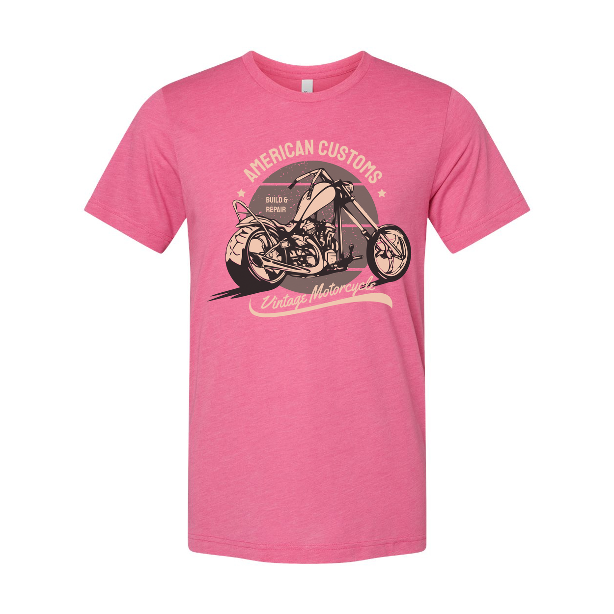 American Customs Vintage Motorcycle Graphic Tee