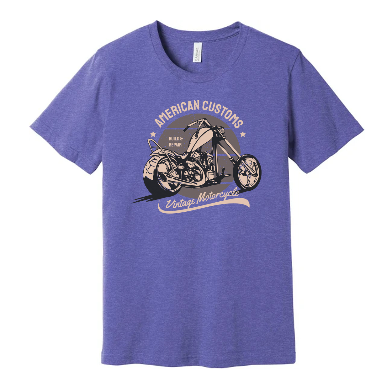 American Customs Vintage Motorcycle Graphic Tee