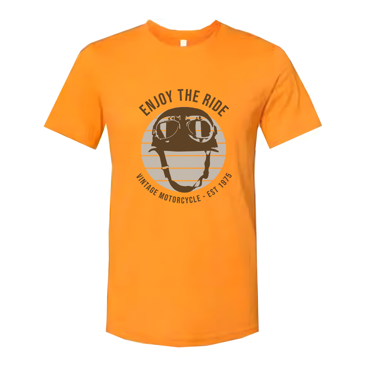 Unisex Vintage Motorcycle Helmet Graphic Tee