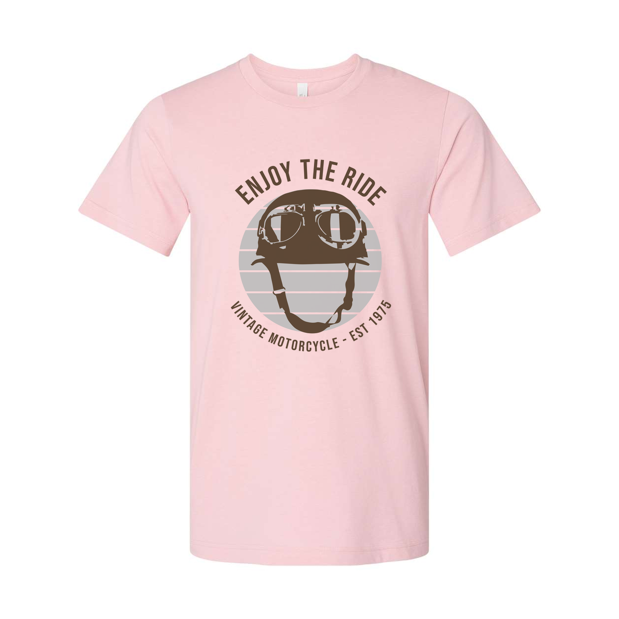 Unisex Vintage Motorcycle Helmet Graphic Tee