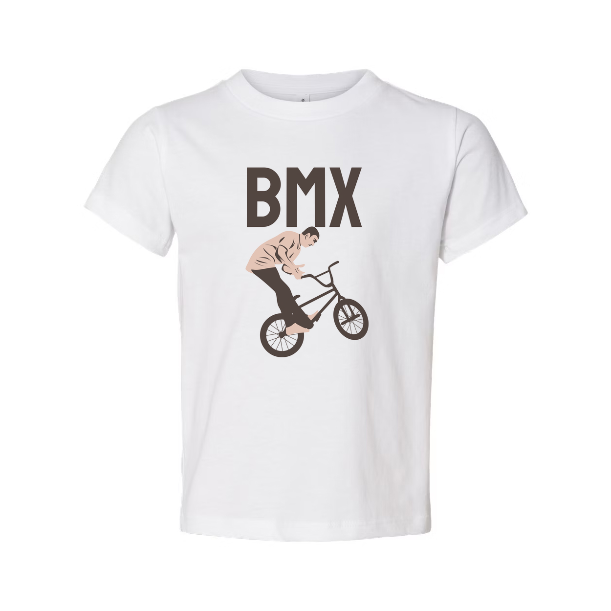 BMX Rider Stunt Graphic Tee Shirt For Men And Women Unisex Casual Athletic Tee Wearable