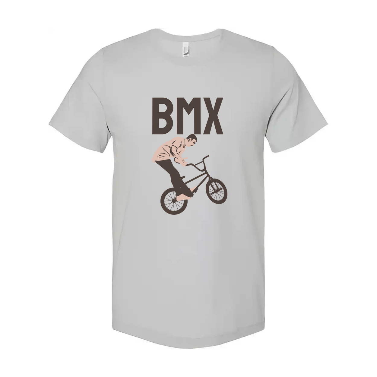 BMX Rider Stunt Graphic Tee Shirt For Men And Women Unisex Casual Athletic Tee Wearable