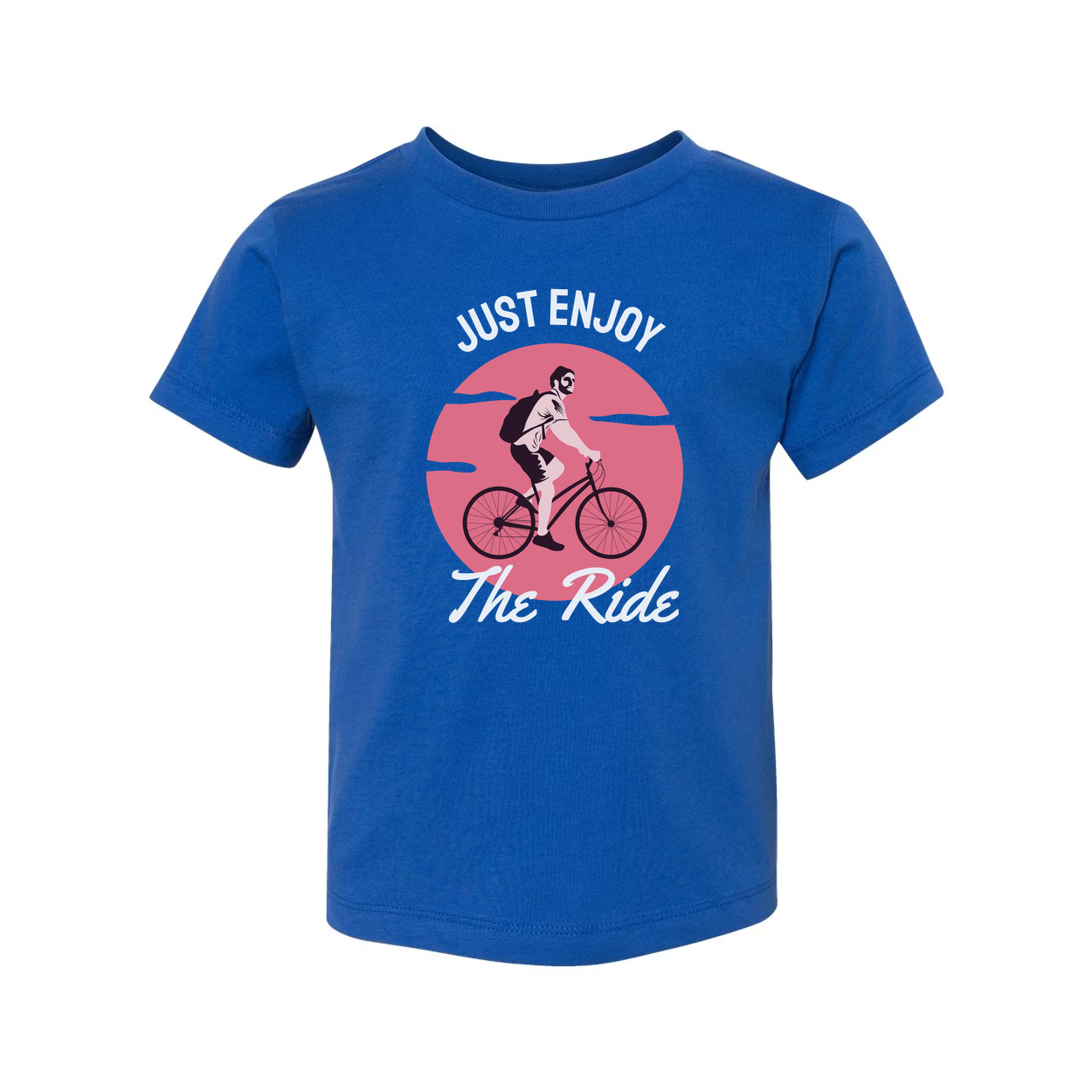 Just Enjoy The Ride Bicycle Graphic T Shirt For Unisex Casual Everyday Wear And Leisure