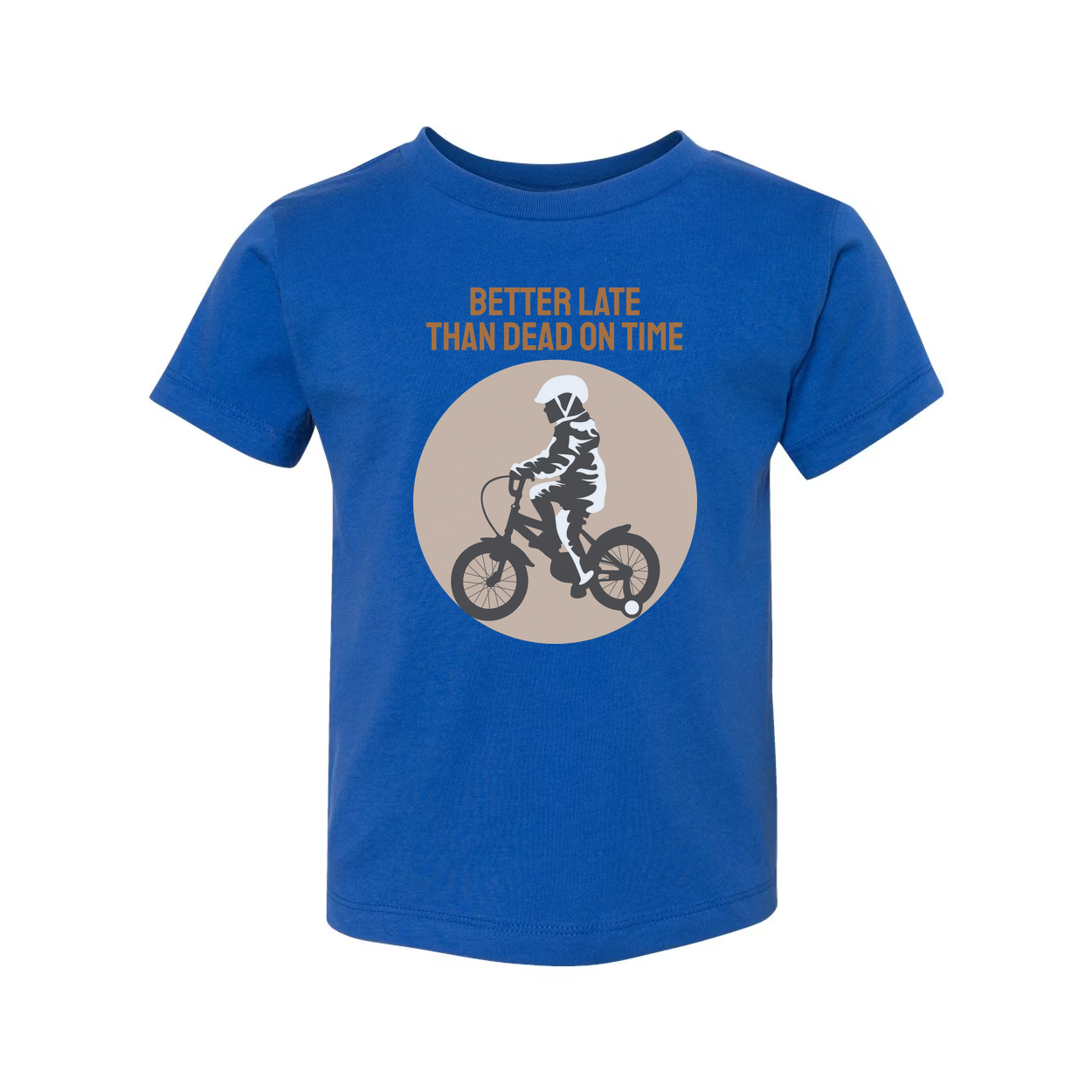 Better Late Than Dead On Time Cycling Graphic Tee For Unisex Biking Enthusiasts Everywhere