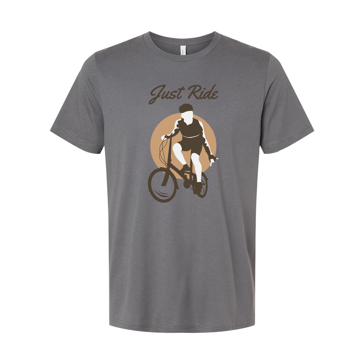 Just Ride Bicycle Graphic T Shirt For Men Women Unisex Casual Bike Enthusiast Tee