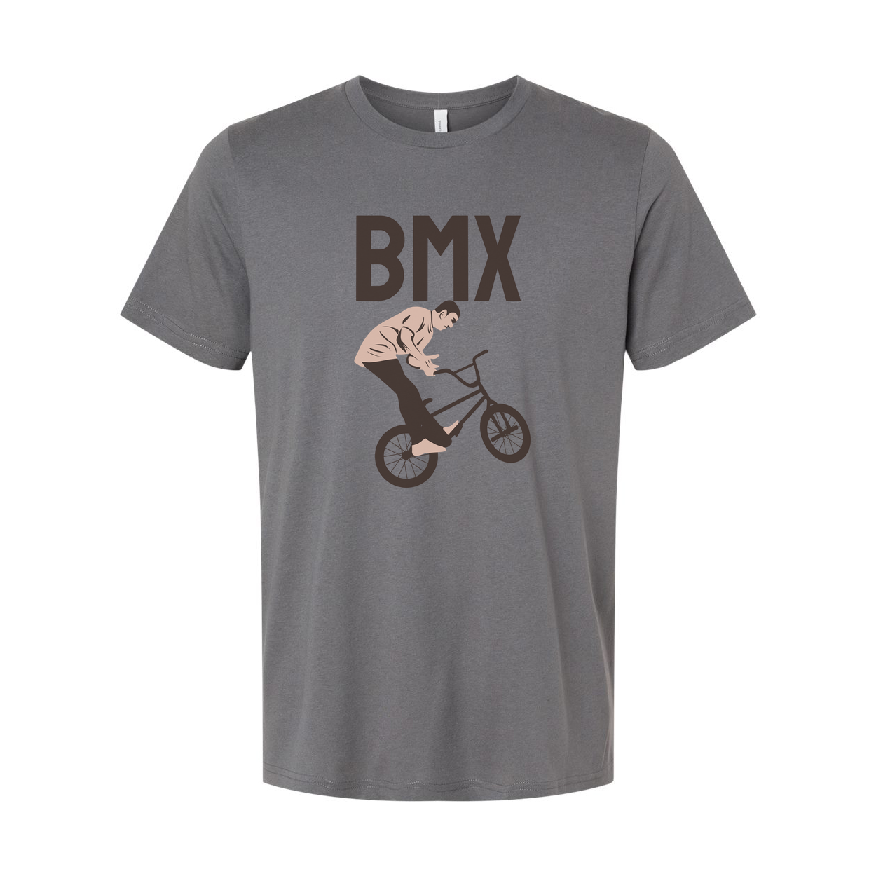 BMX Rider Stunt Graphic Tee Shirt For Men And Women Unisex Casual Athletic Tee Wearable