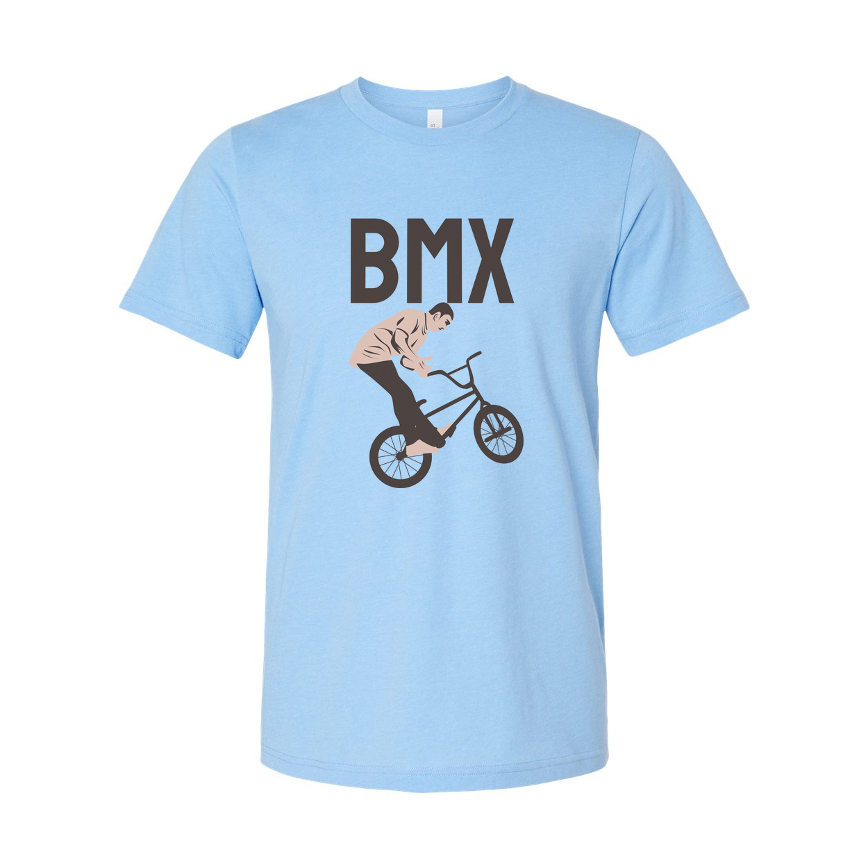 BMX Rider Stunt Graphic Tee Shirt For Men And Women Unisex Casual Athletic Tee Wearable