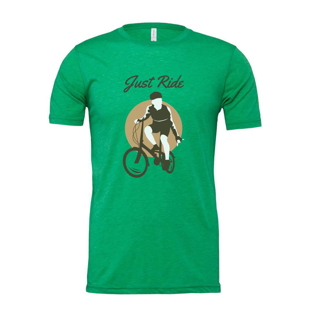 Just Ride Bicycle Graphic T Shirt For Men Women Unisex Casual Bike Enthusiast Tee