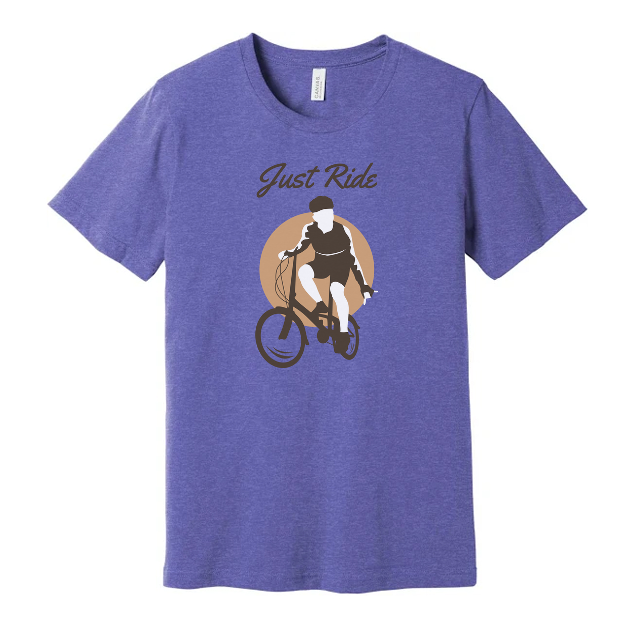 Just Ride Bicycle Graphic T Shirt For Men Women Unisex Casual Bike Enthusiast Tee